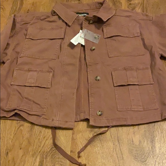 Cropped Twill Jacket - Picture 4 of 6